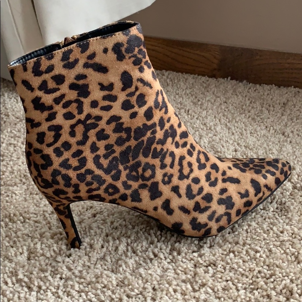 Leopard Booties